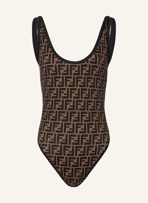 fendi high waisted swimsuit|Fendi swimsuit women's size chart.